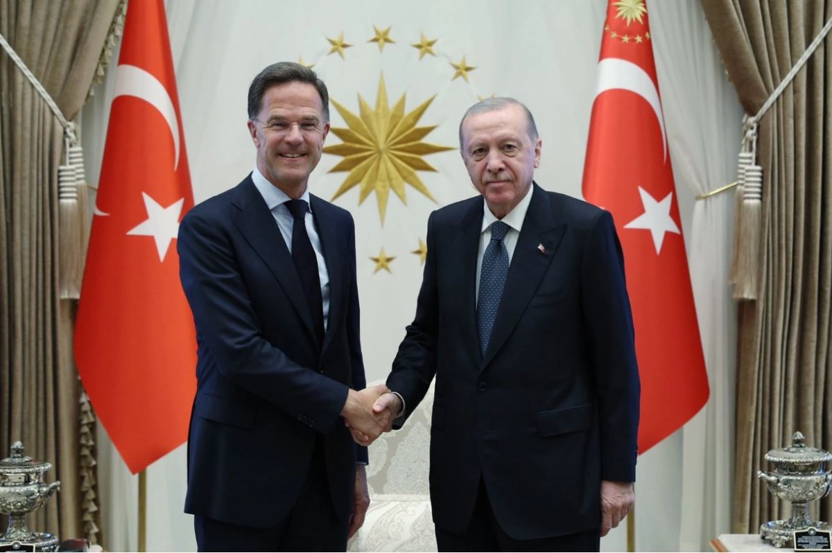 Cumhurbaşkanı Erdoğan, NATO Genel Sekreteri Rutte ile Külliye’de görüştü