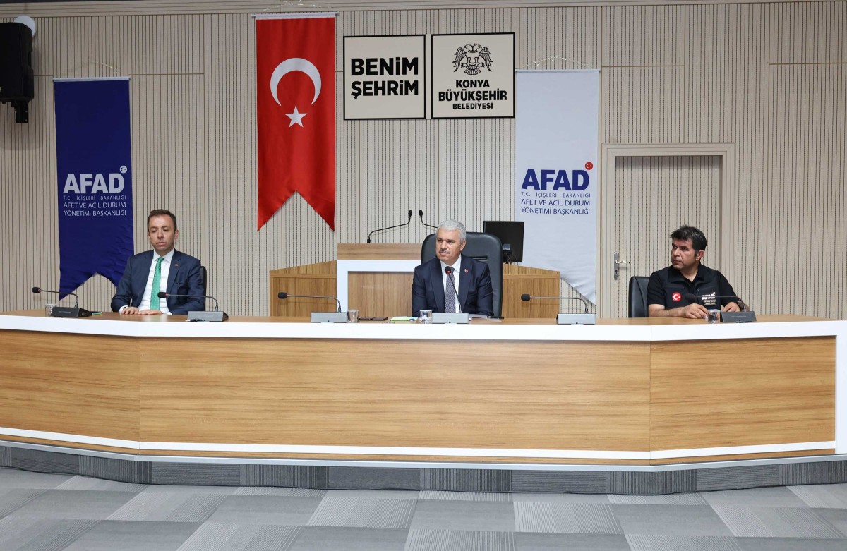 Konya’da Afet Riskleri Masaya Yatırıldı: Yeni Dönem İrap Toplantısı Gerçekleştirildi