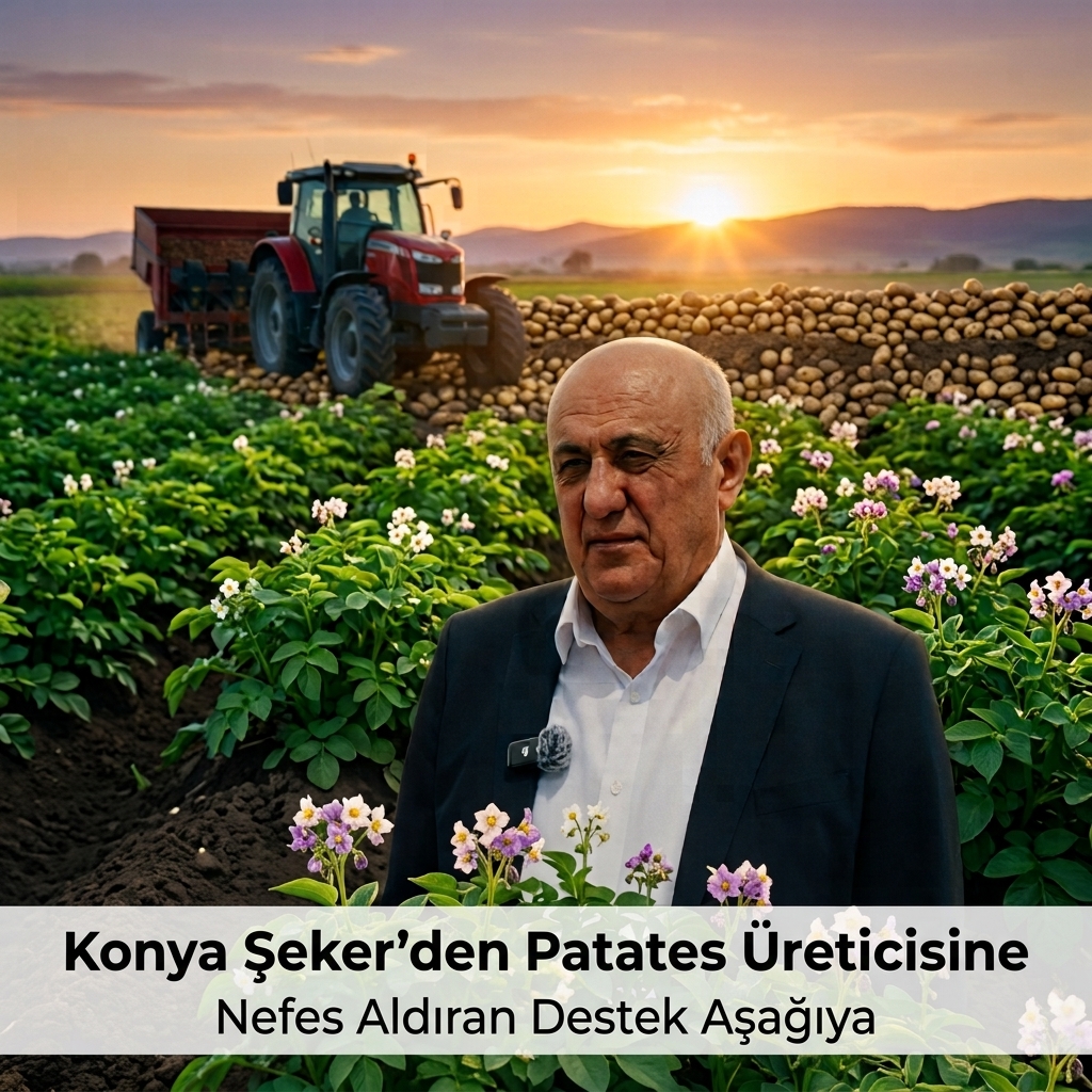 Konya Şeker’den Patates Üreticisine Nefes Aldıran Destek