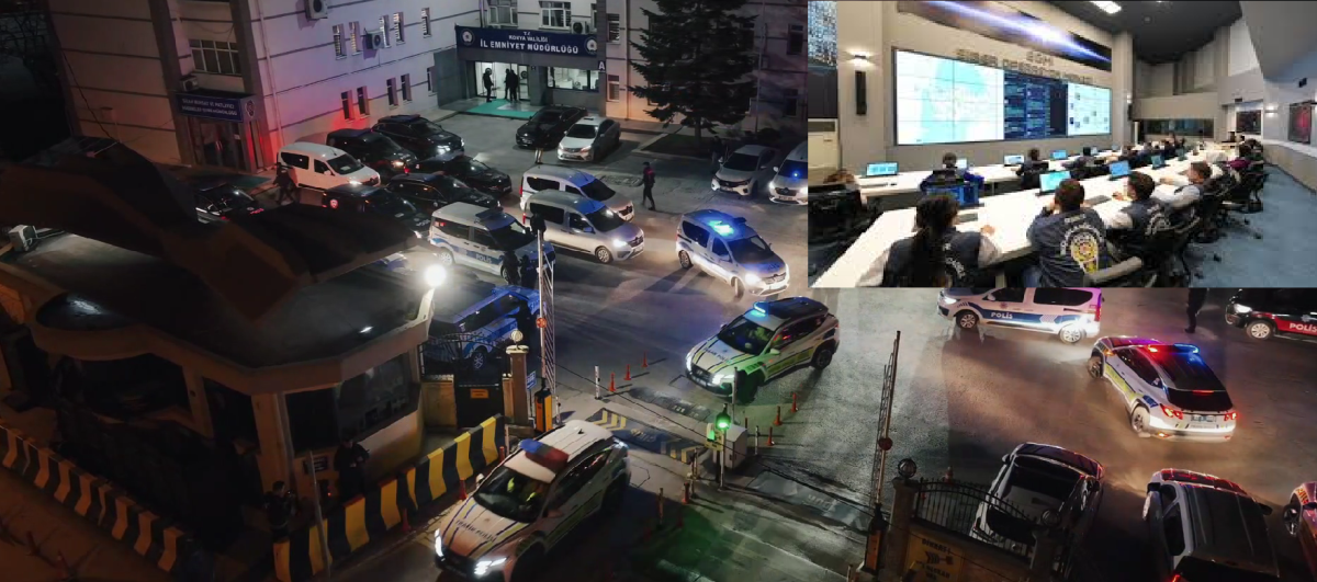 Konya Dahil 64 ilde Dev Operasyon
