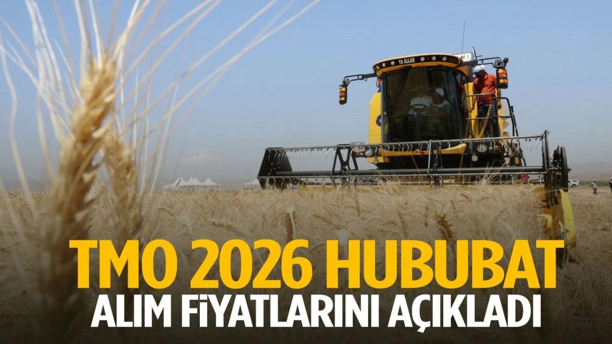 TMO 2026 hububat alım fiyatlarını açıkladı