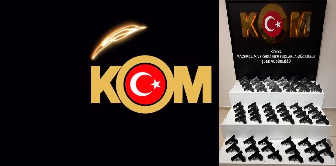 Konya'da Durdurulan Araçtan Cephanelik Çıktı
