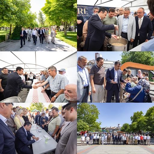 Kültürpark’ta Aşure Bereketi: Ak Parti Teşkilatları Vatandaşla Buluştu