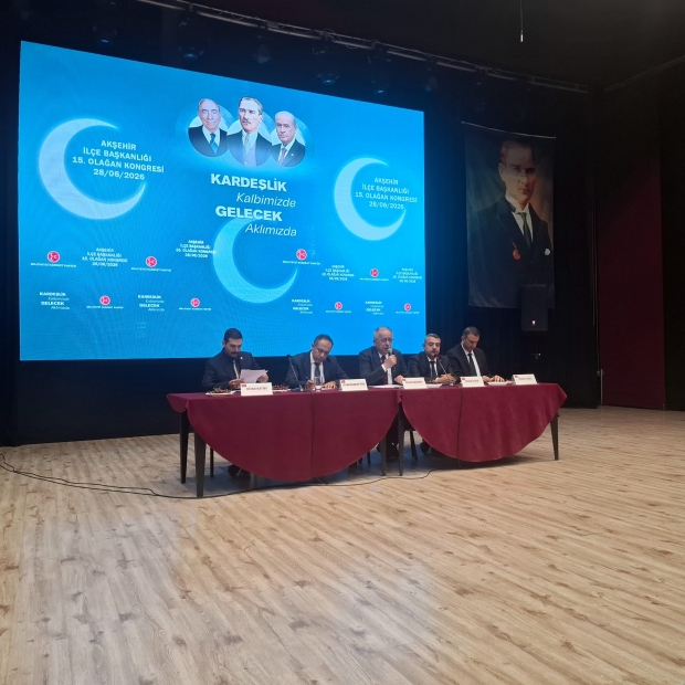 MHP Akşehir İlçe Kongresi'nde Birlik Mesdajı  