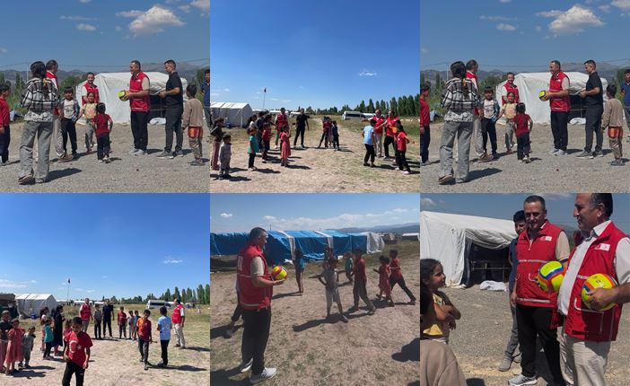 Kızılay Seydişehir Şubesinden Mevsimlik Tarım İşçilerine Anlamlı Ziyaret