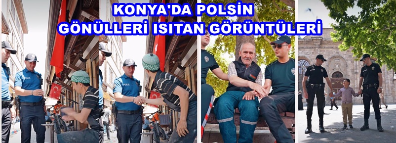 Konya Emniyetinden Gönülleri Isıtan Paylaşım: 