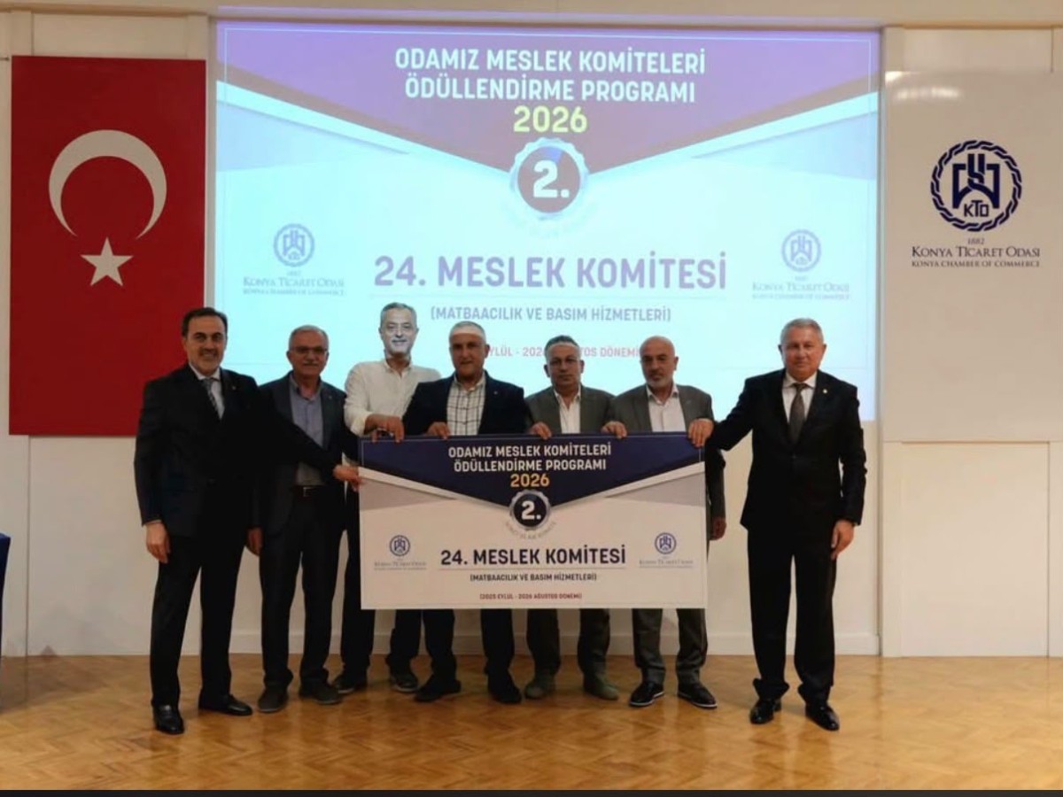 Matbaacılık ve Basım Hizmetleri Komitesi’ne KTO’dan Başarı Ödülü