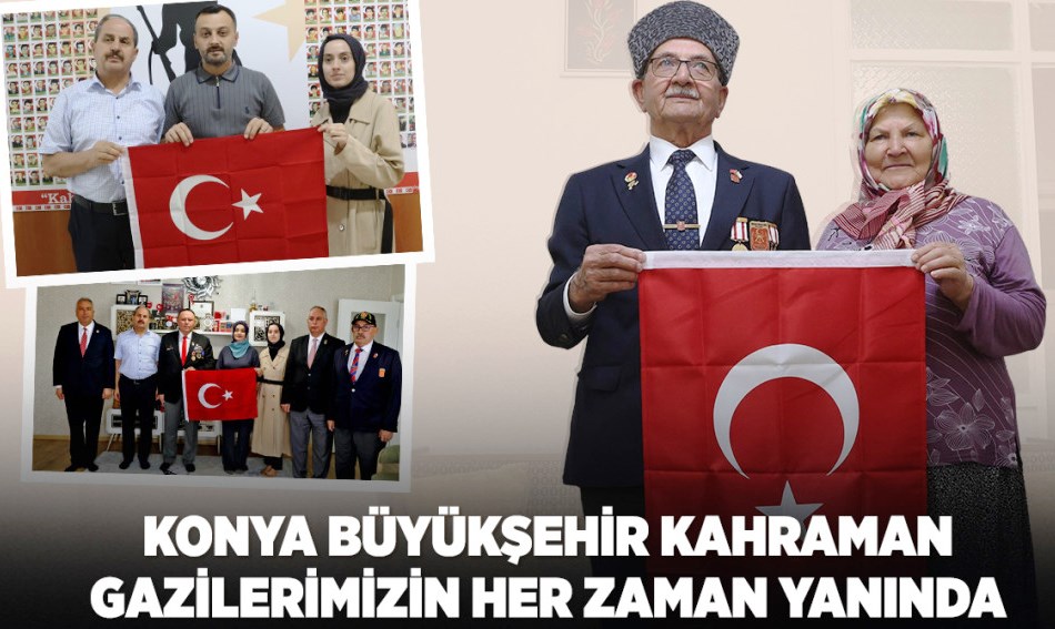 Konya Büyükşehir Kahraman Gazilerimizin Her Zaman Yanında