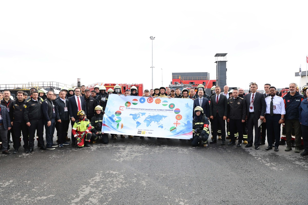 Konya Büyükşehir 14 Ülkenin Katılımıyla Uluslararası İtfaiye Çalıştayı ve Tatbikat Gerçekleştirildi
