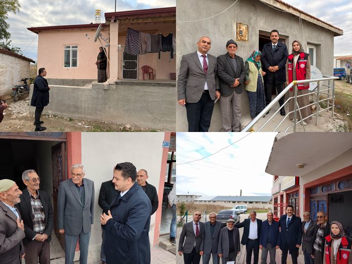 Yunak Kaymakamı Taşavlı'dan 1 Ekim Dünya Yaşlılar Günü'nde Anlamlı Ziyaret