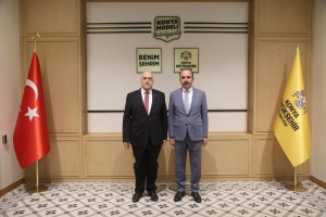 Filistin’in Ankara Büyükelçisi Ebu Ceyş Başkan Altay’ı Ziyaret Etti