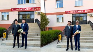 Milli Savunma Bakan Yardımcısı Musa Heybet ve Milletvekili Orhan Erdem’den Yunak Kaymakamlığına Ziyaret